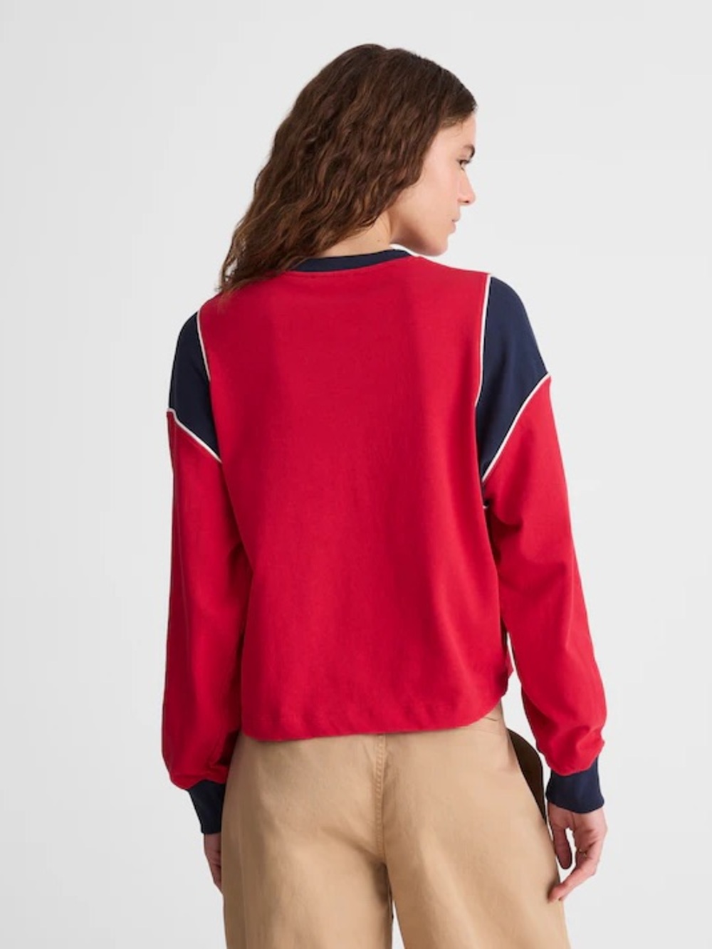 Madewell The Relaxed Crewneck Long Sleeve Tee - Picture 5 of 9
